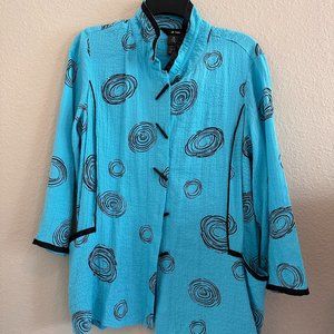 Ali Miles teal tunic- never worn size M